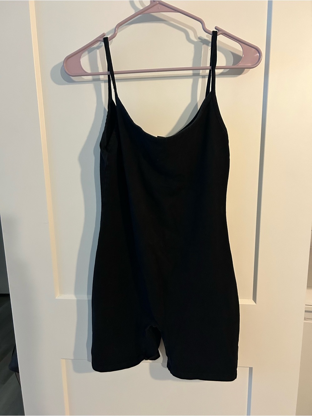 Forever 21 Black Stretch Cami Bodysuit Romper